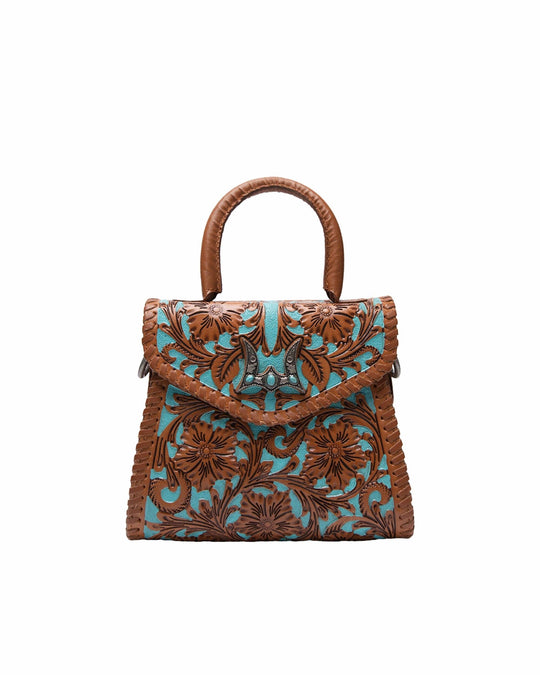 Loyal West Leon Mini Handle Purse - Whiskey &amp; Water