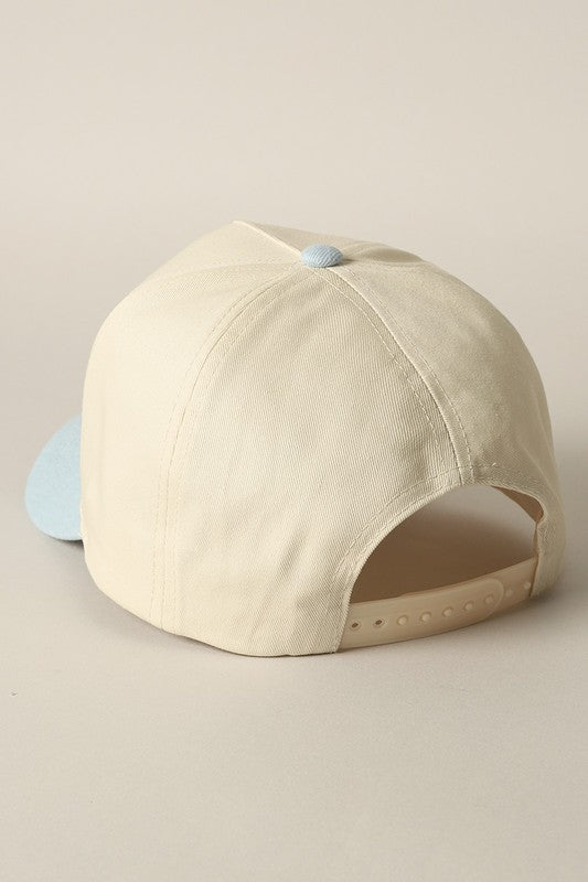 Cowboy Horse Embroidery Patch Denim Cap