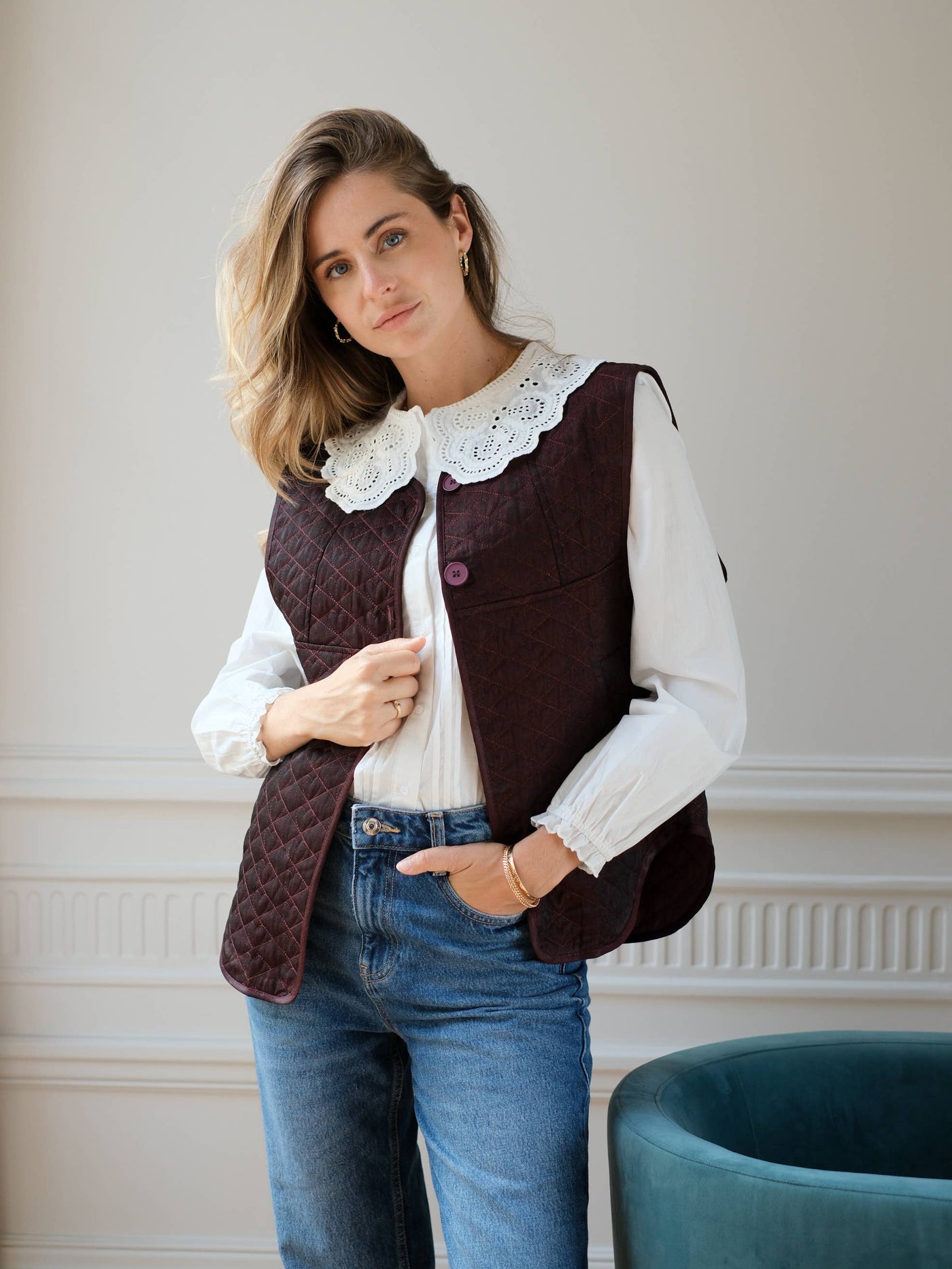 DANIELA Petal Embroidered