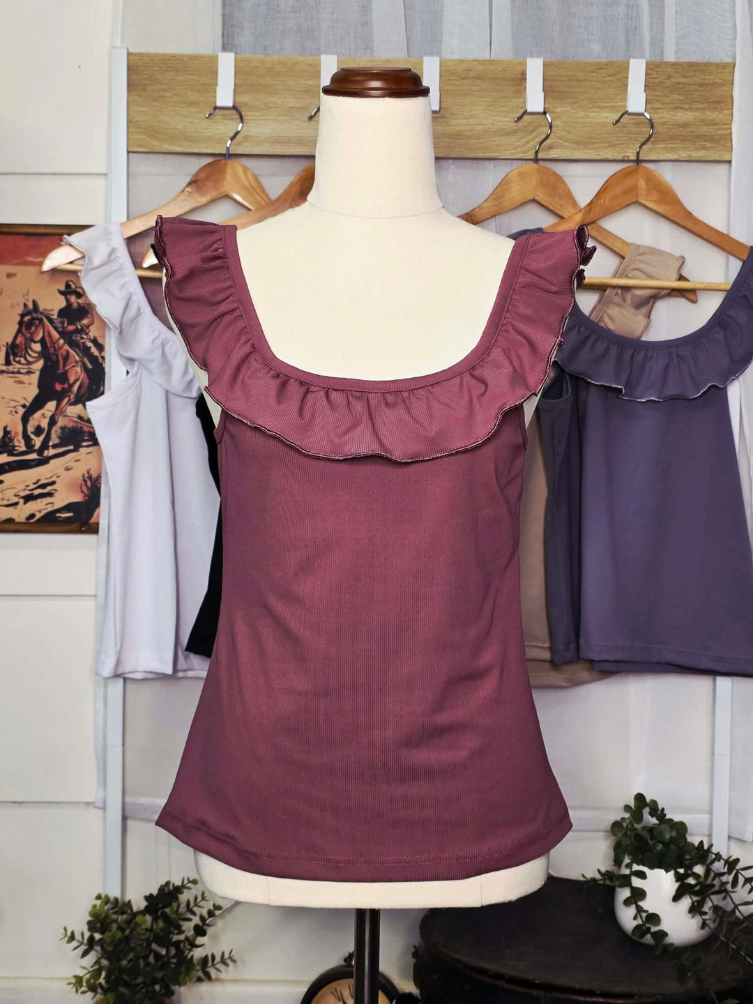 The Prairie Ruffle Tank
