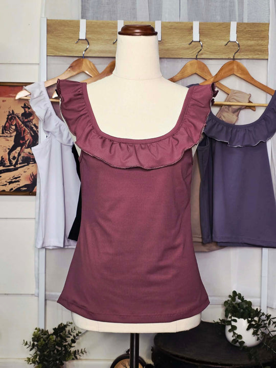 The Prairie Ruffle Tank