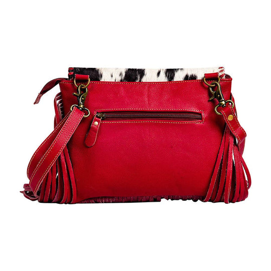 Letterstone Trail Fringe Leather &amp; Hairon Bag