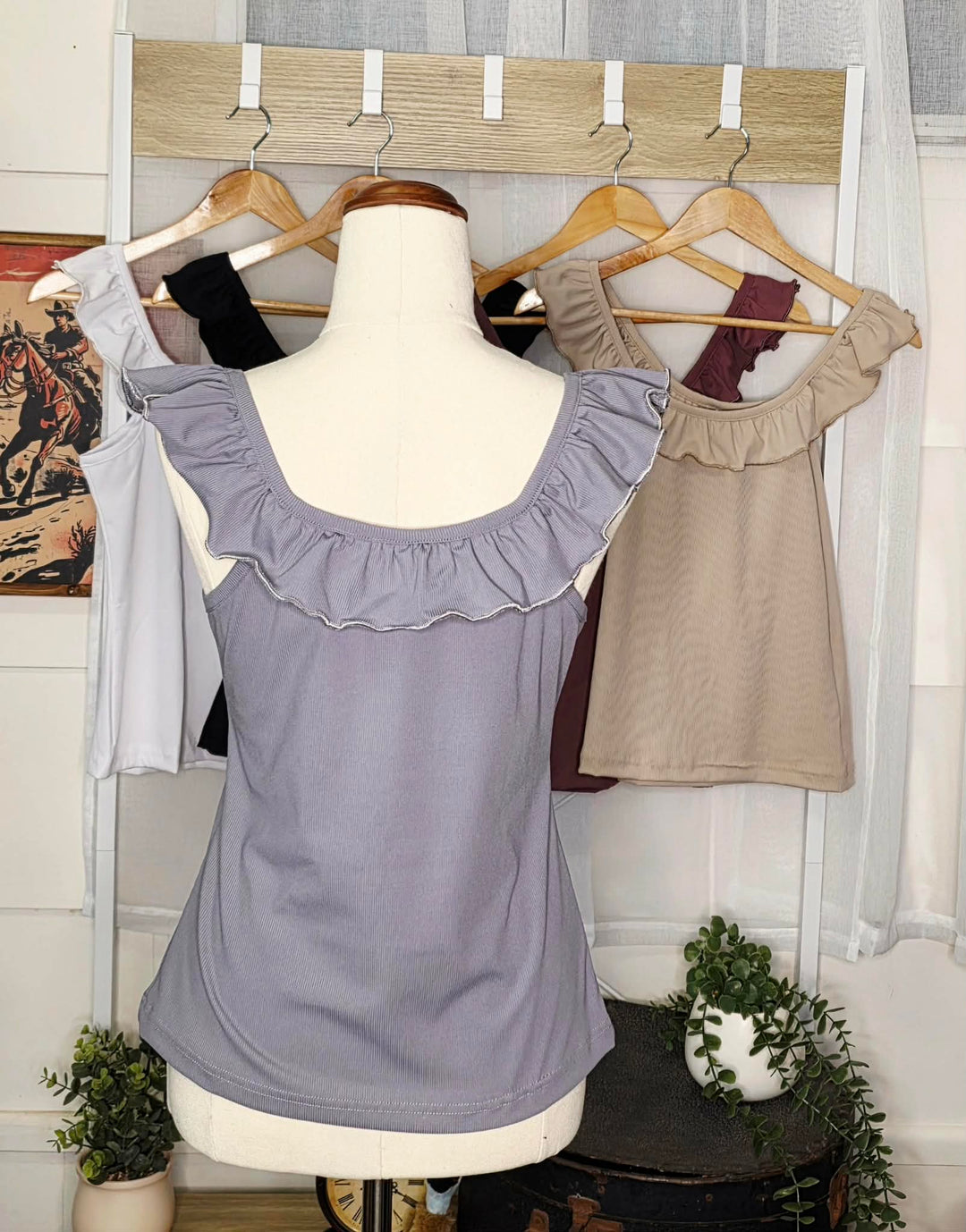 The Prairie Ruffle Tank