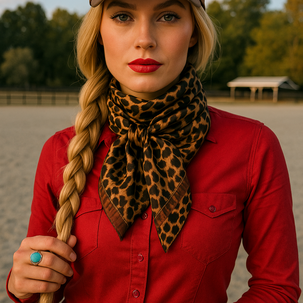 35X35 Brown Leopard