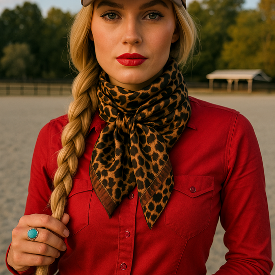 35X35 Brown Leopard