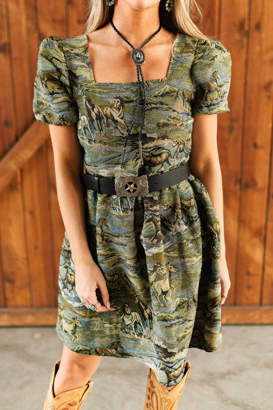 Wild West Tapestry Dress