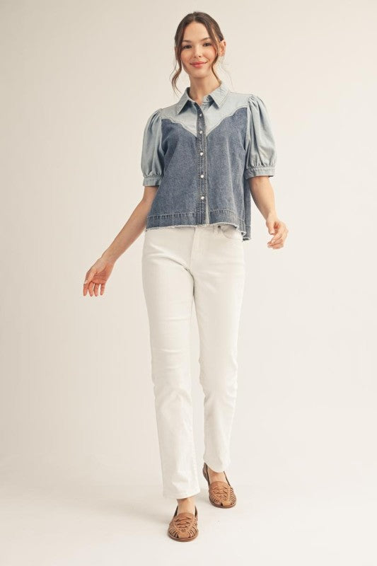 Belle 2 tonne Blouse