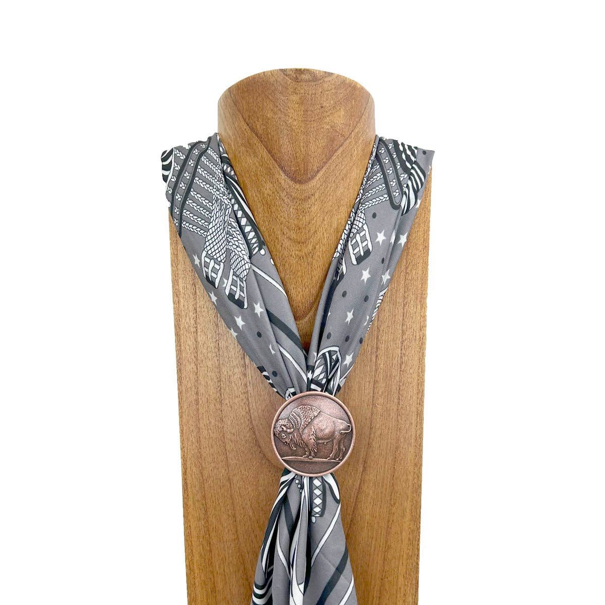 Copper metal with buffalo