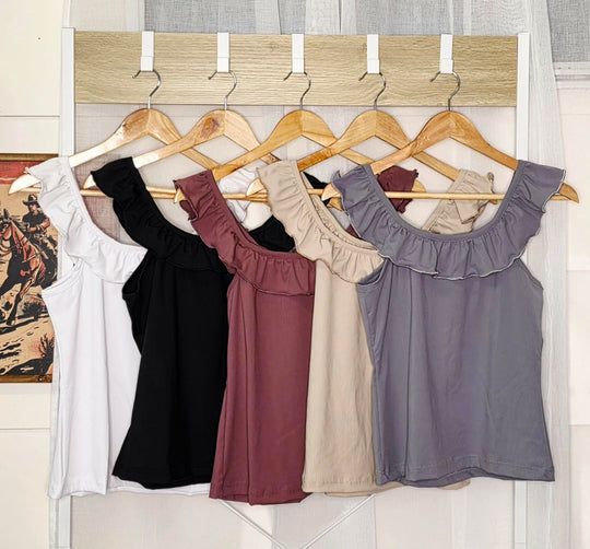 The Prairie Ruffle Tank