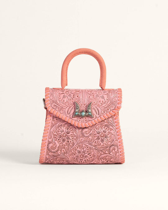 Loyal West Leon Mini Handle Purse - Brown