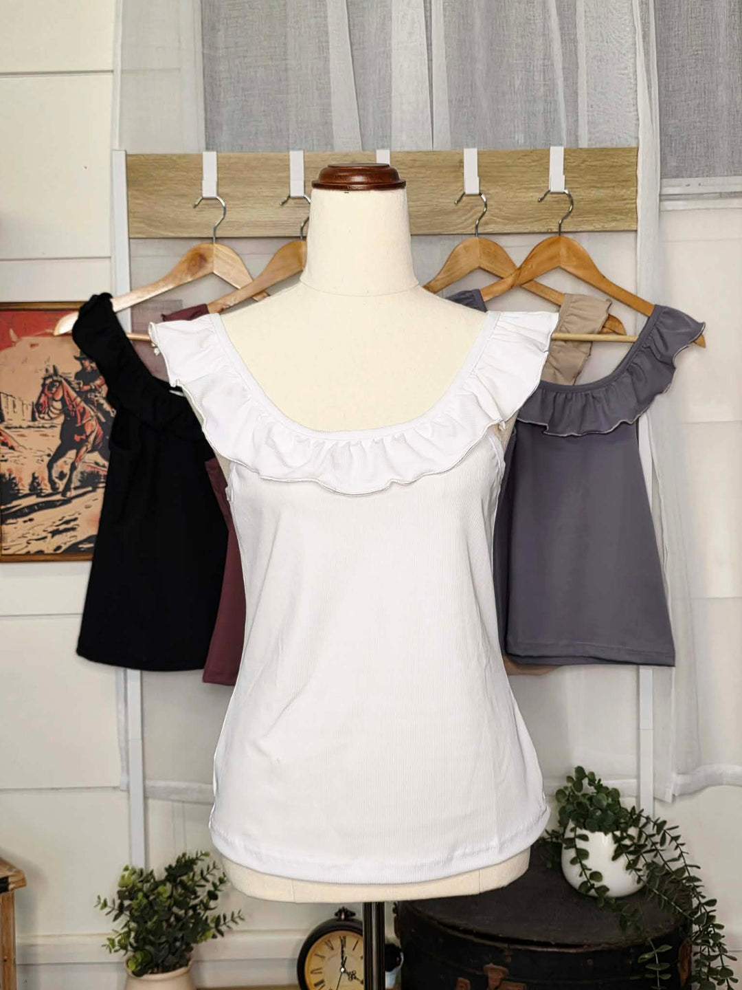 The Prairie Ruffle Tank