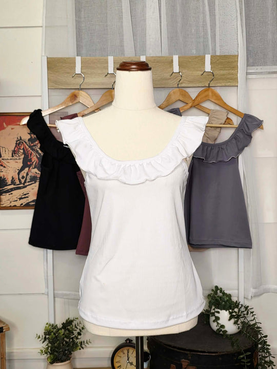 The Prairie Ruffle Tank