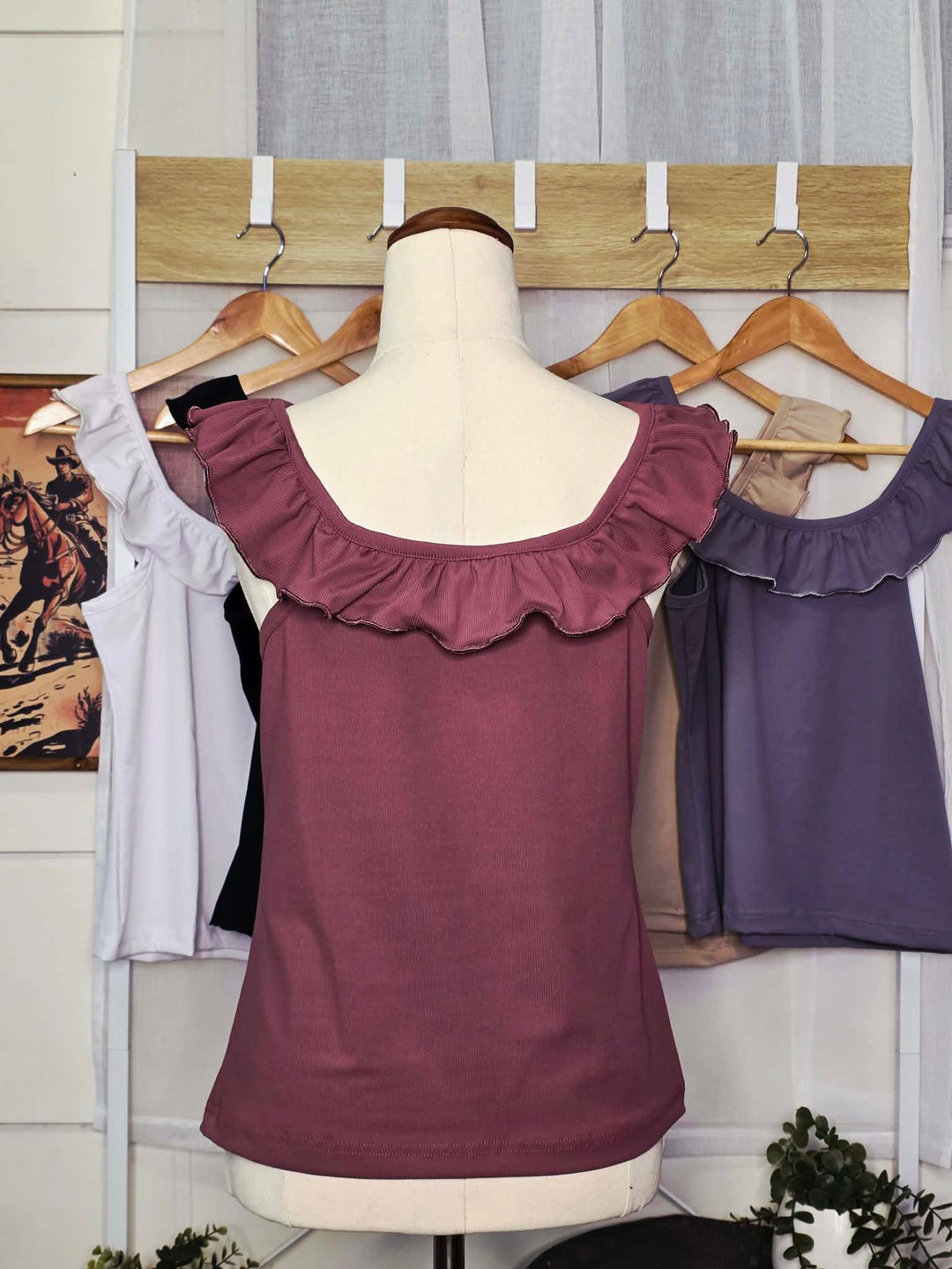 The Prairie Ruffle Tank