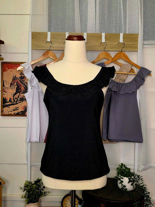 The Prairie Ruffle Tank