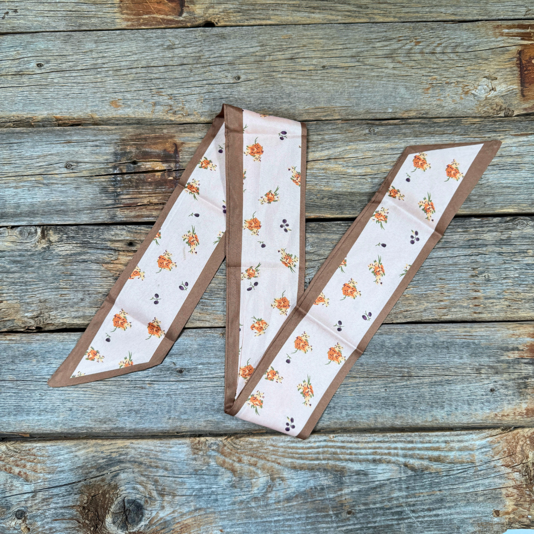 Pink and Tan Western Skinny