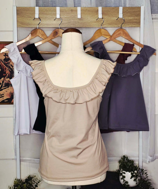The Prairie Ruffle Tank