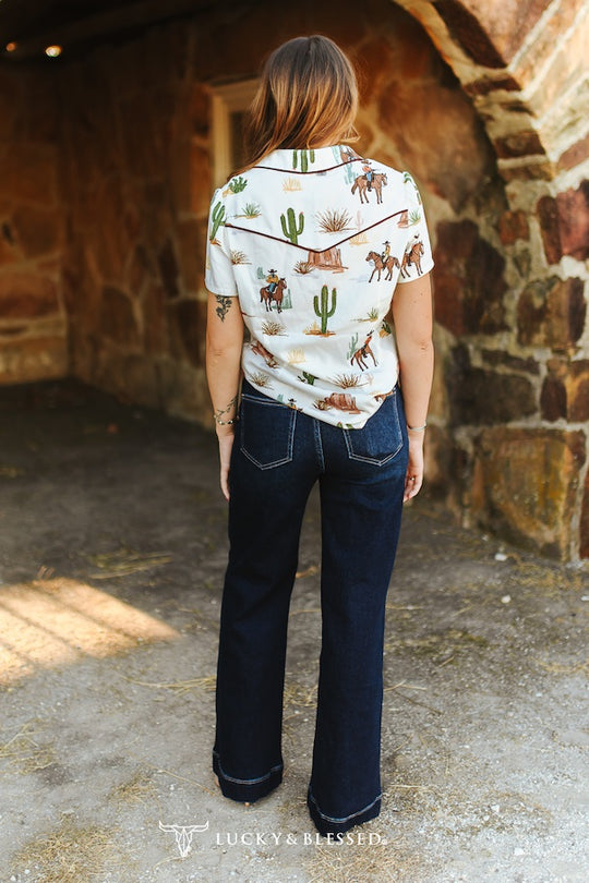 Hayley Dark Wash Stretch Denim Jeans