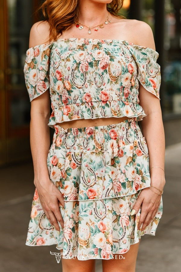 Isla Floral Printed Western Set