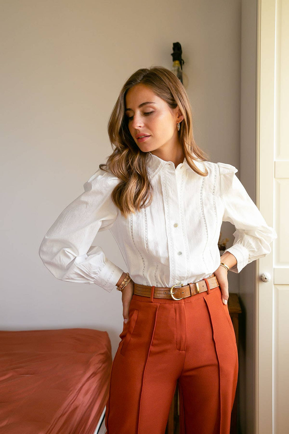 Solid shirt Long