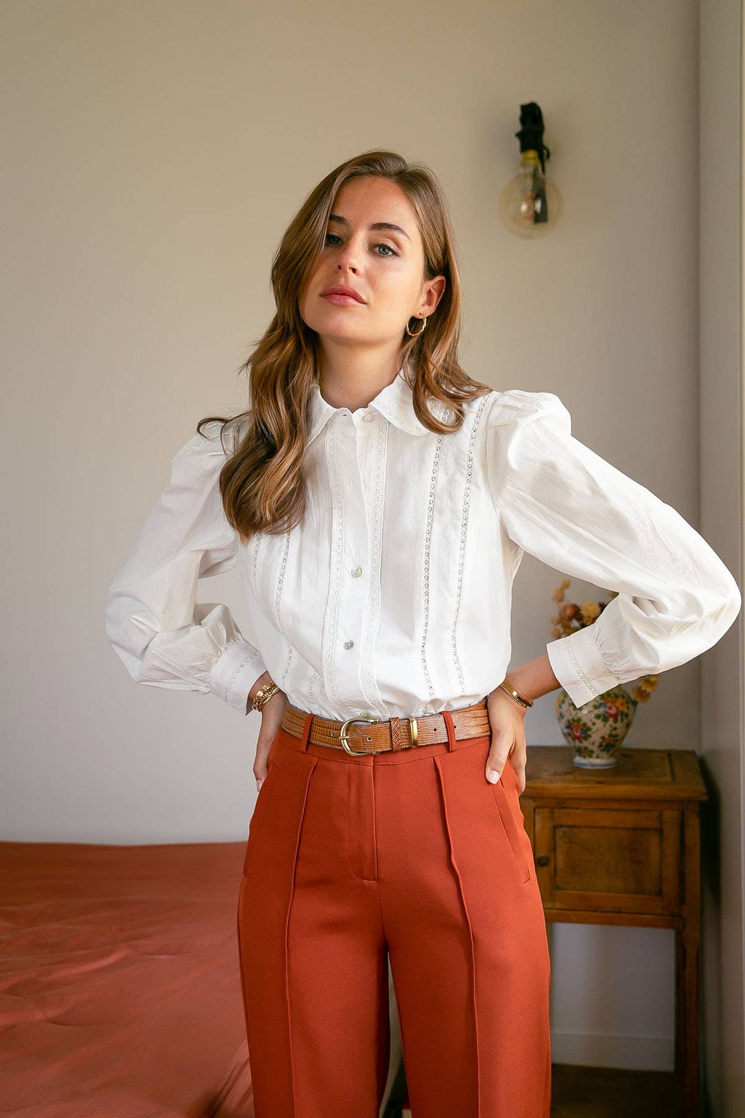 Solid shirt Long