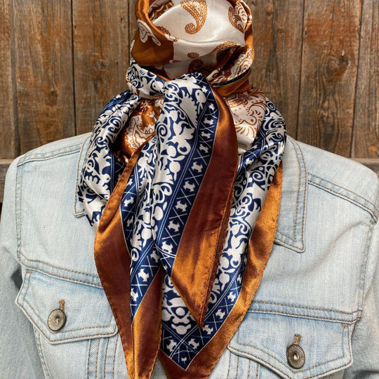 35X35 Rust &amp; Navy