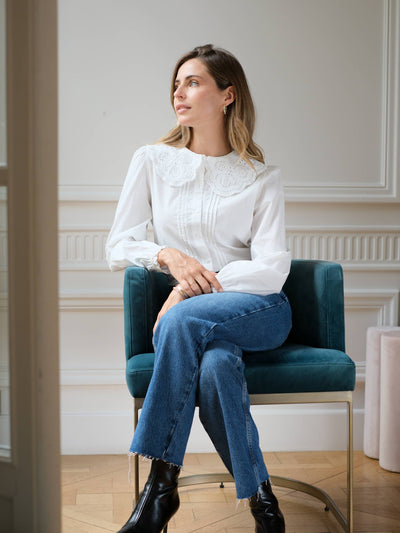 DANIELA Petal Embroidered