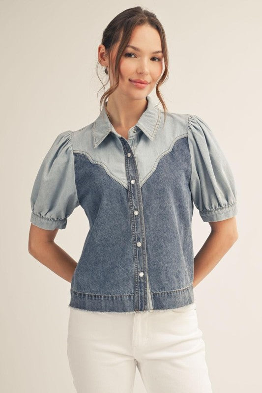 Belle 2 tonne Blouse