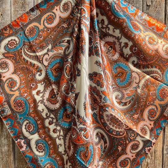 35X35 Tan &amp; Cream