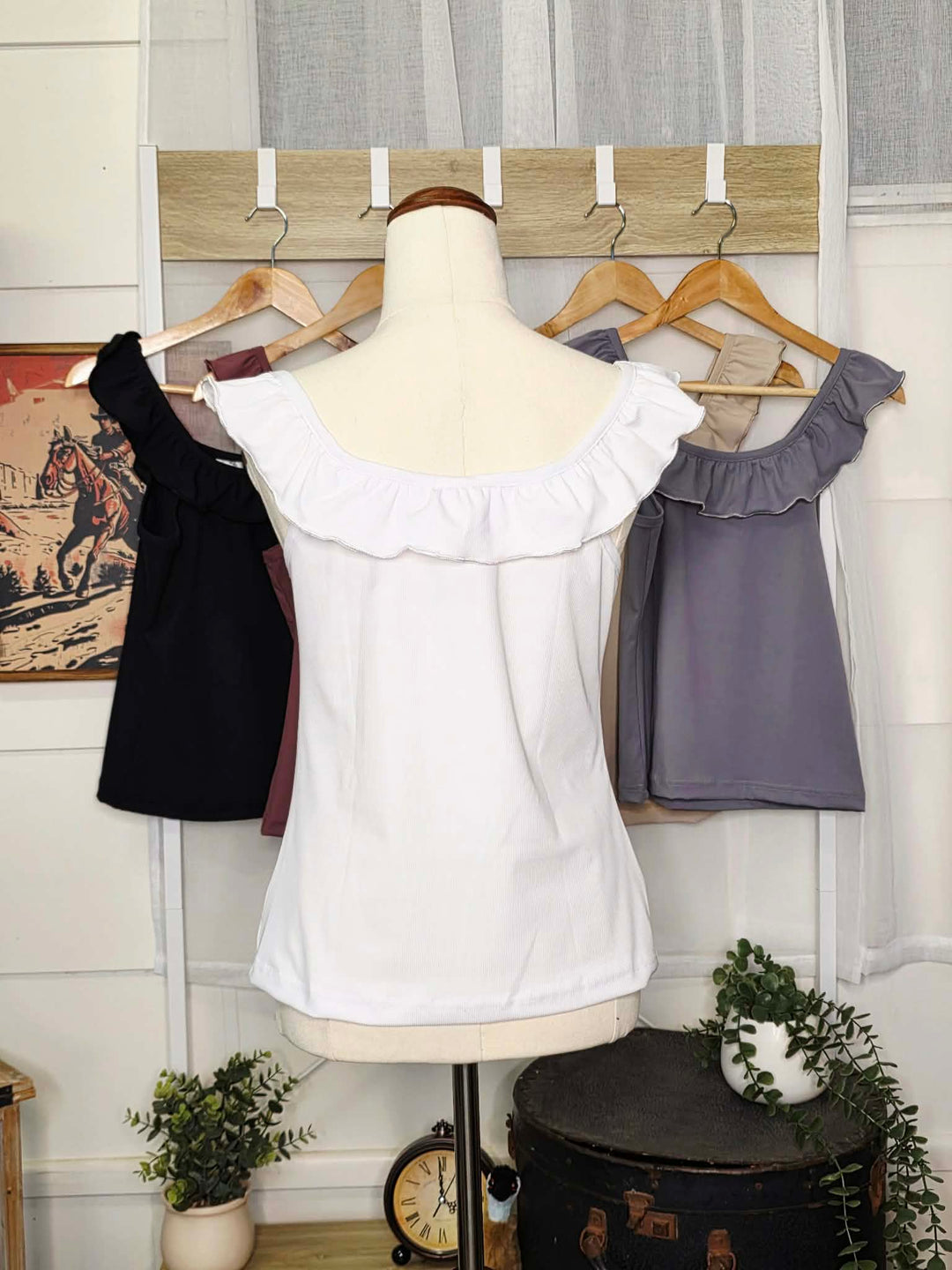 The Prairie Ruffle Tank