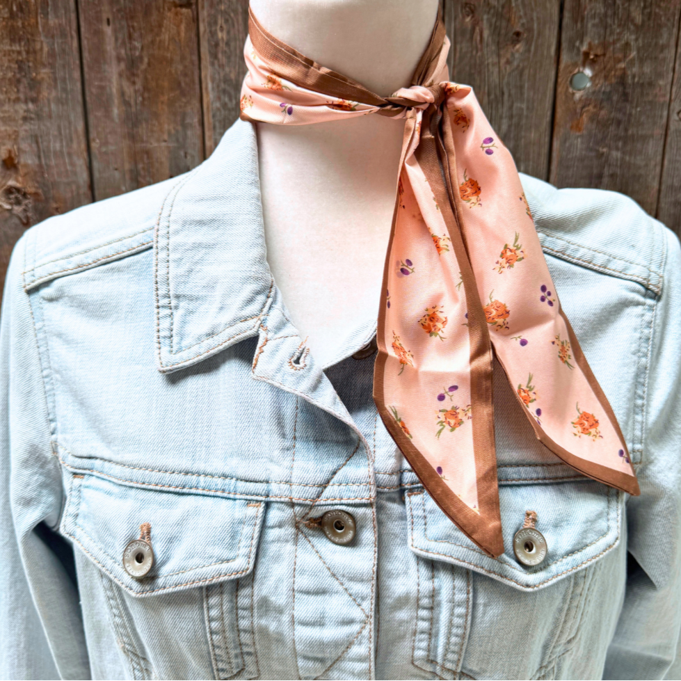 Pink and Tan Western Skinny