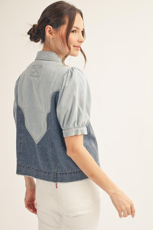 Belle 2 tonne Blouse