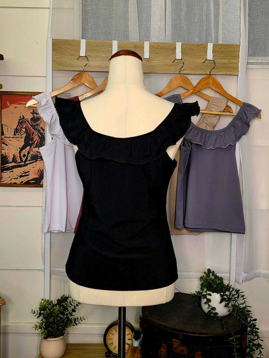 The Prairie Ruffle Tank