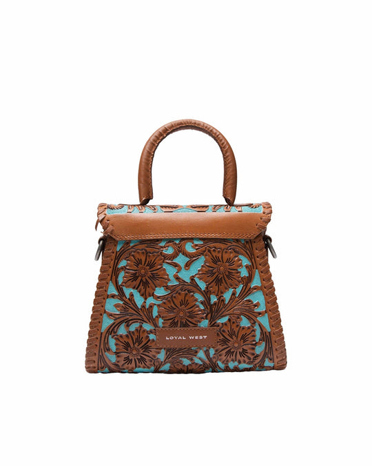 Loyal West Leon Mini Handle Purse - Whiskey &amp; Water
