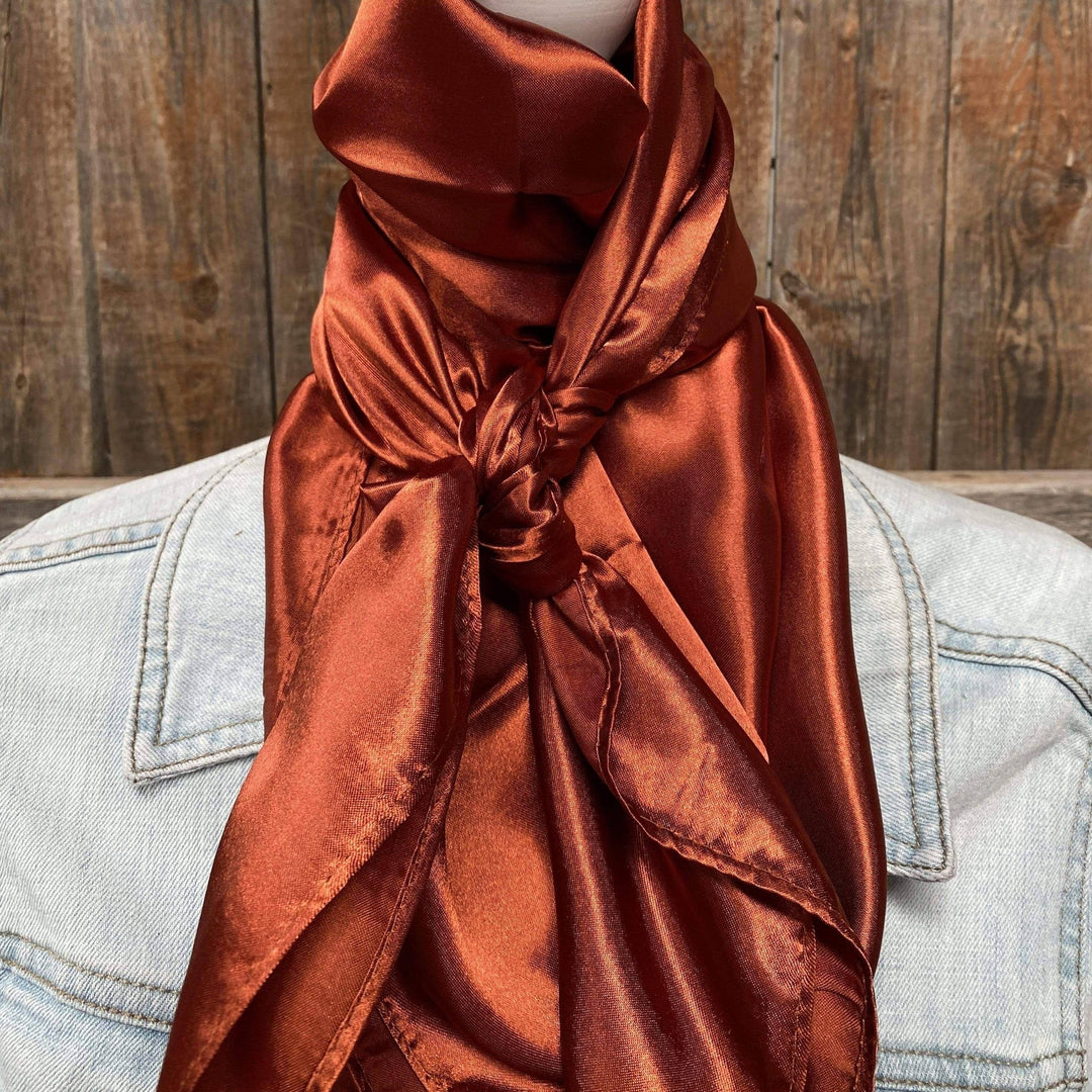35X35 Solid Rust Wild Rag