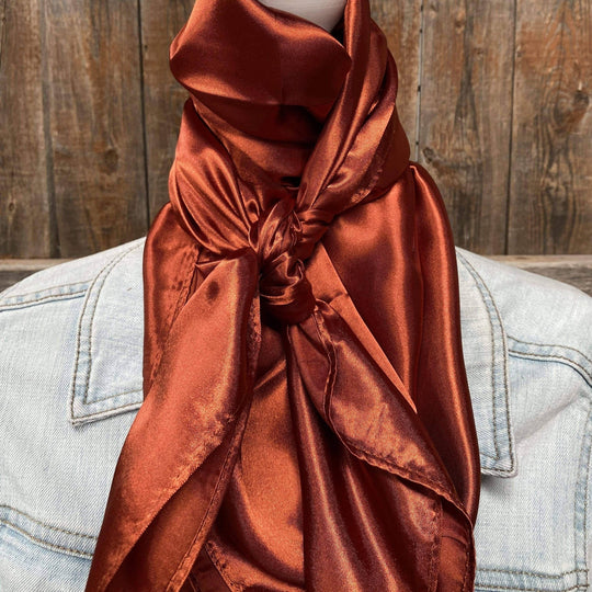 35X35 Solid Rust Wild Rag