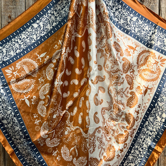 35X35 Rust &amp; Navy