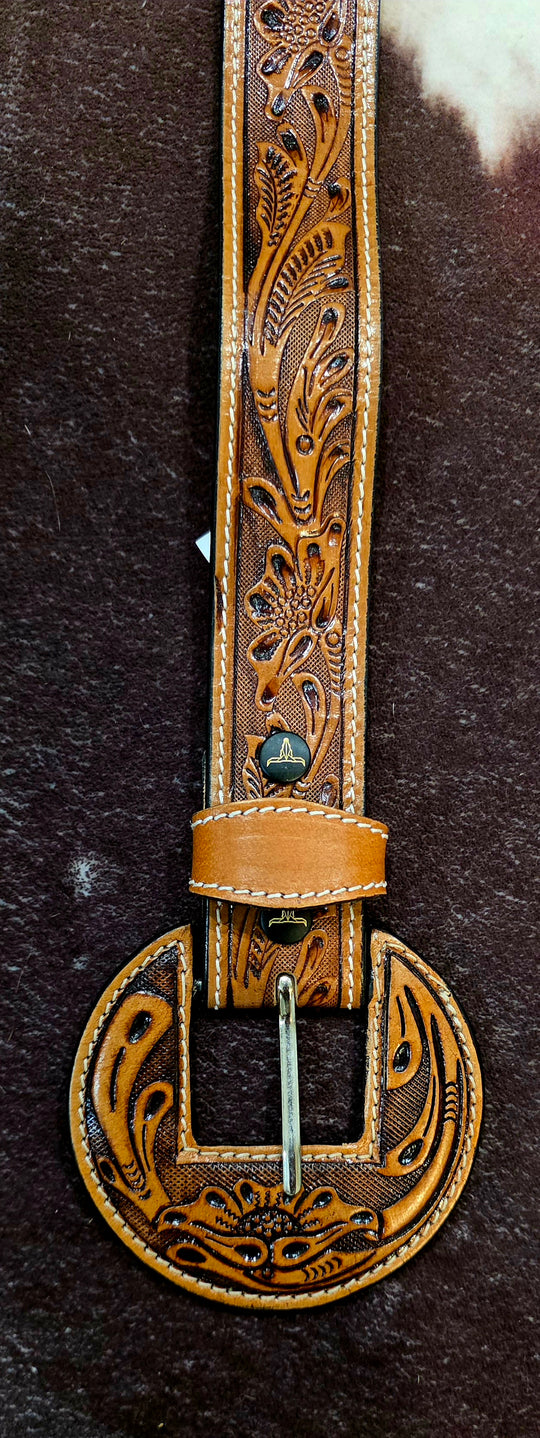 Matilda Tooled Belt